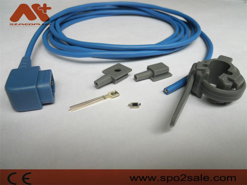 Complete Spo2 sensor repair kits for CSI,0.9M(right angle 90 degree connector) 2