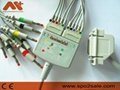 Hellige 22341801 12-Lead ECG Standard Cable, AHA, 12 ft. (3.6M) 3