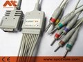 Burdick 012-0700-00 EK-10 one piece EKG cable with leadwires