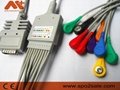 Burdick 012-0700-00 EK-10 one piece EKG cable with leadwires 3