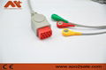 Compatible Bionet BM5 one piece ECG  Cable 4