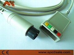 GE Pro1000 5 lead ECG Trunk cable