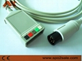 GE Pro1000 5 lead ECG Trunk cable 3