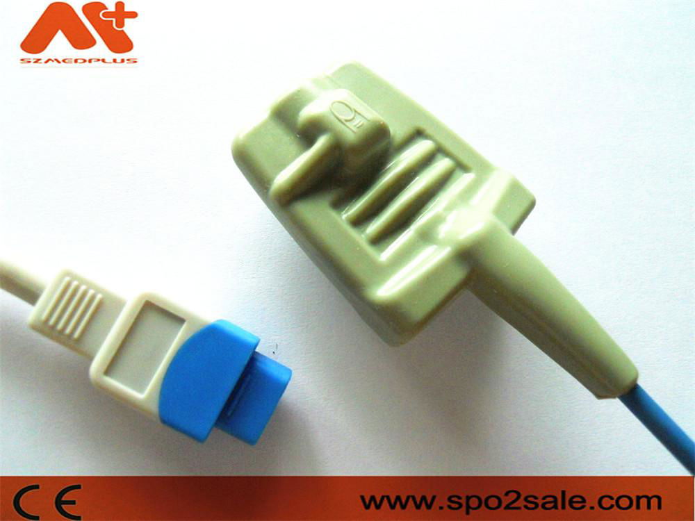 GE Trusignal Compatible Short SpO2 Sensor Adult Soft Tip - TS-SA-D 3
