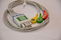 Nihon Kohden BR-913P Snap,IEC 3-Lead Leadwires