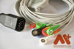 Zoll Compatible Direct-Connect EKG Cable for E Series, M Series 
