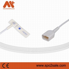 Nihon Kohden Compatible Disposable SpO2 Sensor - TL-252T