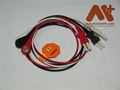 Spacelabs 700-0007-02  3-lead leadwires,AHA,snap 3