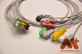 GE 411202-003(E9003CG) 5 Leadwires,IEC,Clip 2