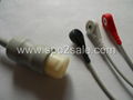 HP M1735A one piece 3-lead ECG cable