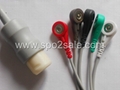 HP M1736A one piece 5-lead  ECG cable