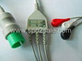 Spacelabs one piece cable with 3-lead