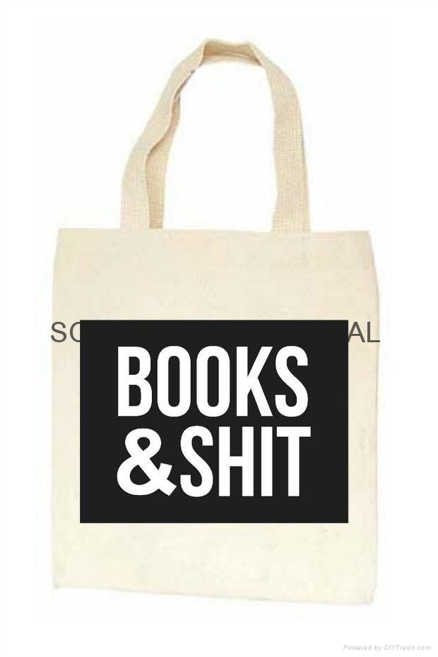 logo print shopping bag