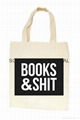 logo print shopping bag