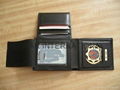 Leather Badge Holder Belt Clip  Badge Holder Wallet ID Card Holder Purse