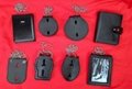 Leather Neck Chain Badge Holder Cases