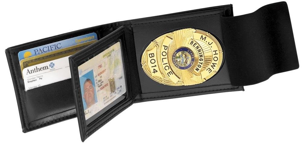 Leather Badge Holder Wallet, Neck Wallet, Police Badge Holder Cases 5