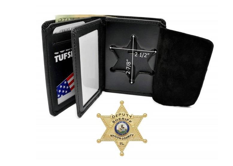 Leather Badge Holder Wallet/ Badge Cases/ ID Card Holder 