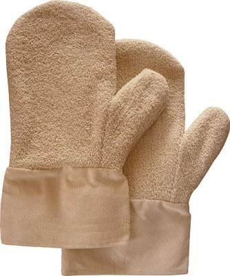 Cotton Terry Mitten, Hot Mill Glove, Canvas Cuff Terry Mitts