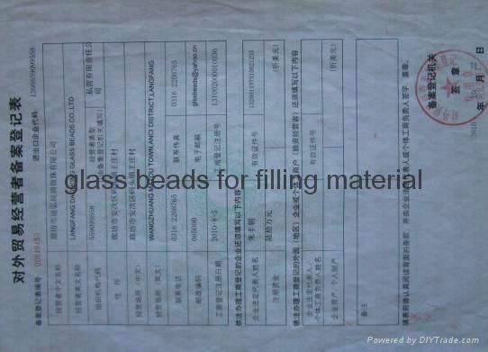 Glass beads for road marking paint 5