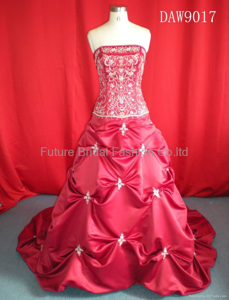 Wedding bridal gown dress and evening dress (DAW9017)