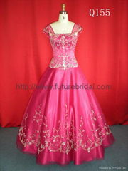 Ball gown evening dress