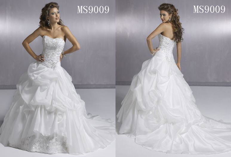 wedding bridal gown (MS9040) 2