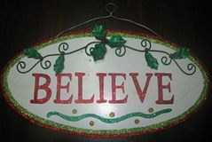 Christmas wooden shingle