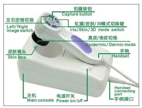 CCD电视电脑双用皮肤检测仪 2