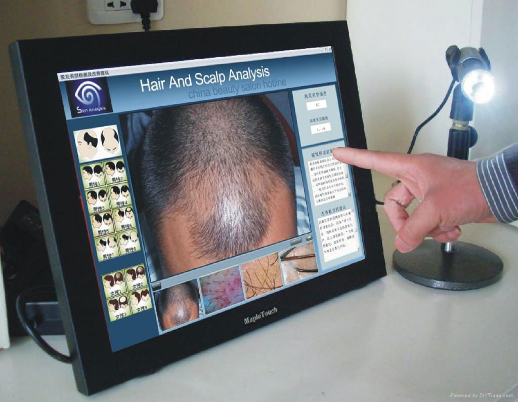 Computer detector Hair | smart hair analysis instrument | hair diagnostic 3