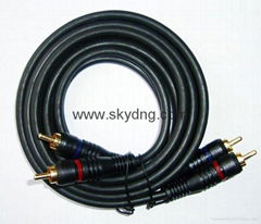 Low noise Car Audio Cable