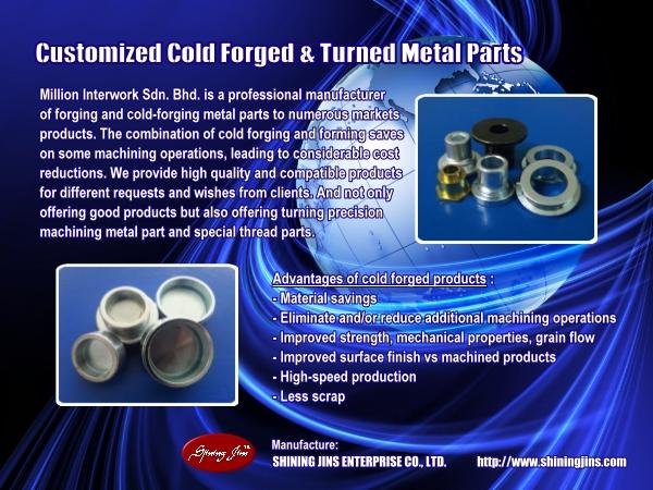 Customized cold forged and turned products 5