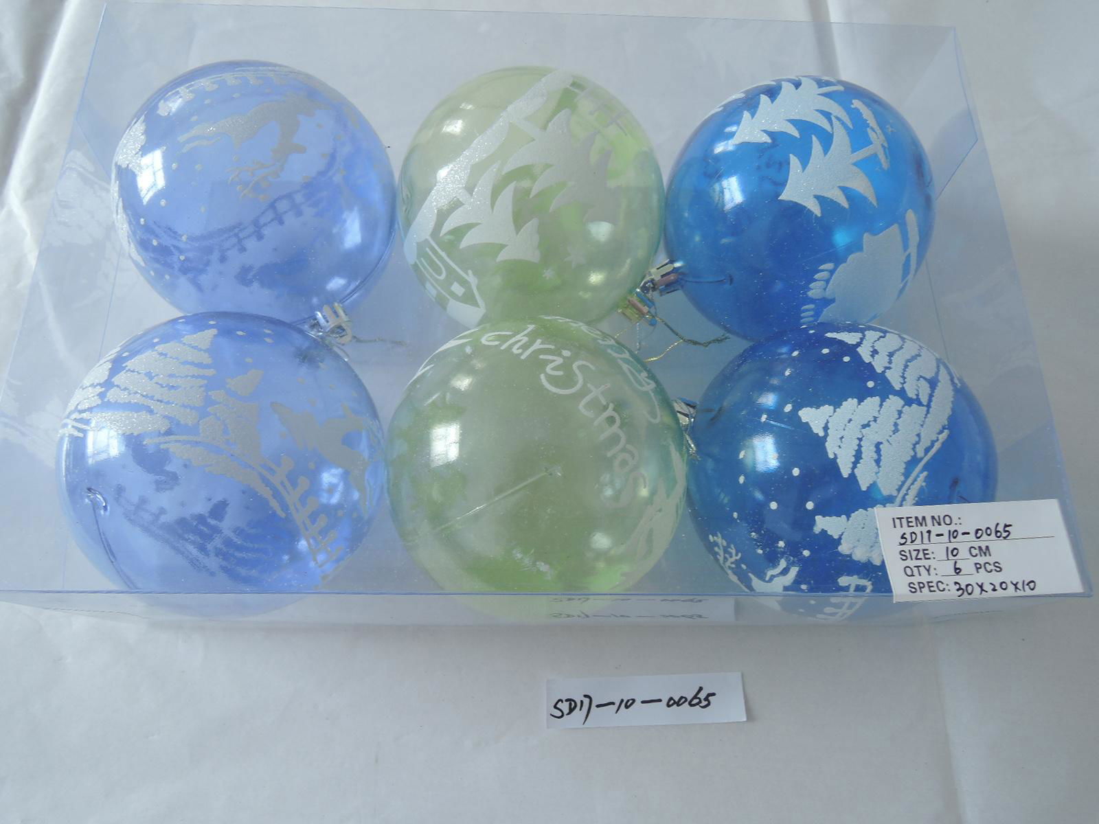 Christmas painted balls 4