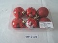 Christmas painted balls