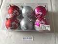 Christmas painted balls