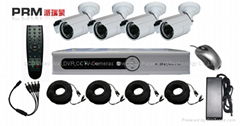 4ch h.264 stand alone cctv dvr kits