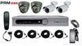 4ch h.264 stand alone cctv dvr kits  3