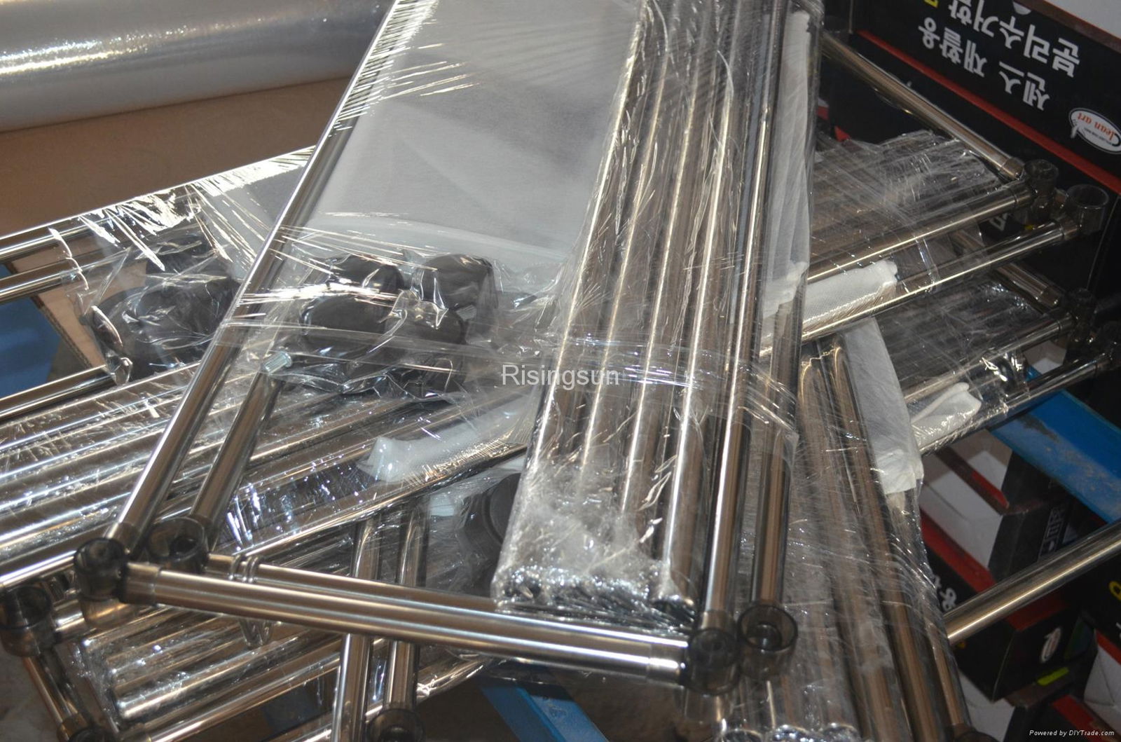 Professional custom all kinds of garbage frame trolley 3