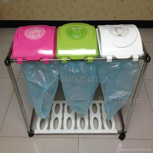 Professional custom all kinds of garbage frame trolley 2