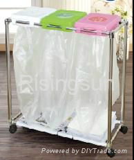 Professional custom all kinds of garbage frame trolley