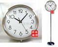 Factory outlets -stainless steel wall clock mute - 34CM diameter 2