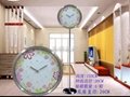 Factory outlets -stainless steel wall clock mute - 34CM diameter 4