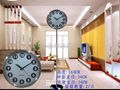 Factory outlets -stainless steel wall clock mute - 34CM diameter 1