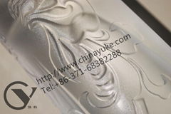 Glass frosting powder for etched glass