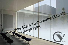 Gradual change effect glass frosting powder