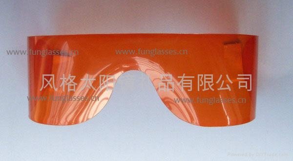 Orange roll up sunglasses 2
