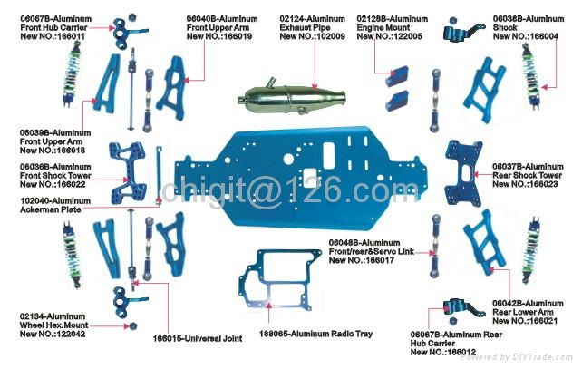 94188 rc nitro truck parts 