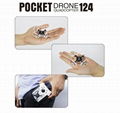 2016 new products drone Pocket Drone 2.4GHz RC Quadcopter with Gyro/LED light