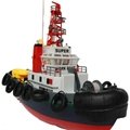 3810 RC Seaport Tug Boat Henglong Water Jetting RC Fire Boat 4
