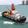 3810 RC Seaport Tug Boat Henglong Water Jetting RC Fire Boat